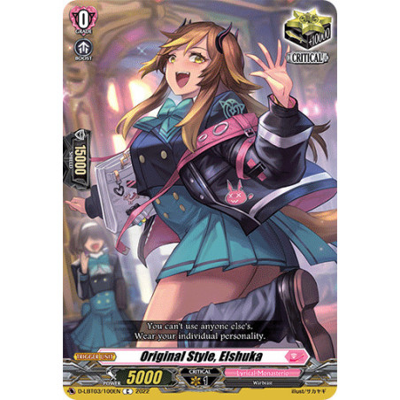 Vanguard_TCG_card_D-LBT03_100_C_Original_Style_Elshuka_Lyrical_Monasterio_Summertime_Memories_