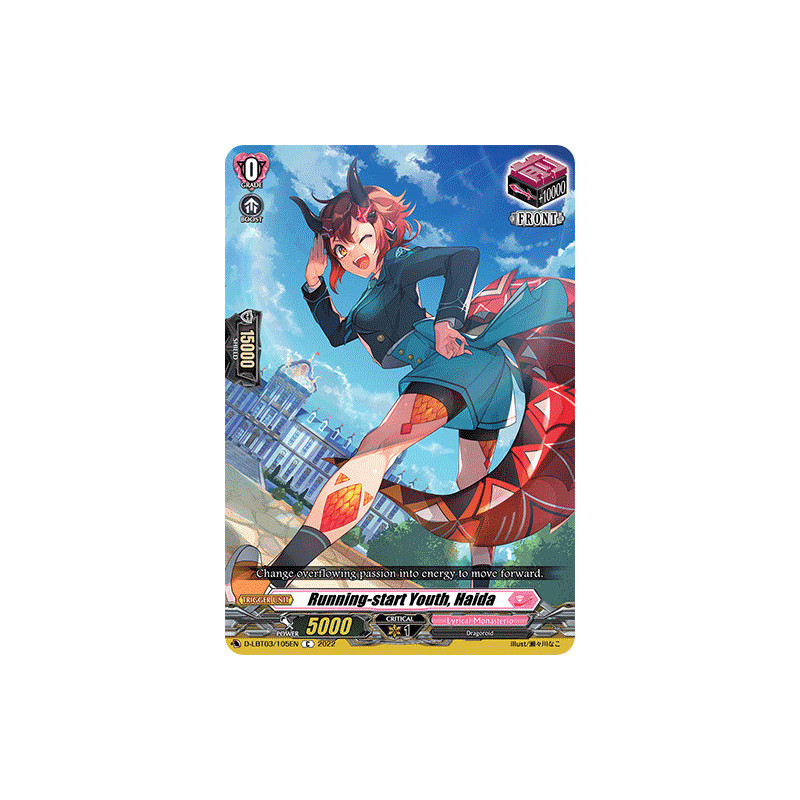 Vanguard_TCG_card_D-LBT03_105_C_Running-start_Youth_Haida_Lyrical_Monasterio_Summertime_Memories_