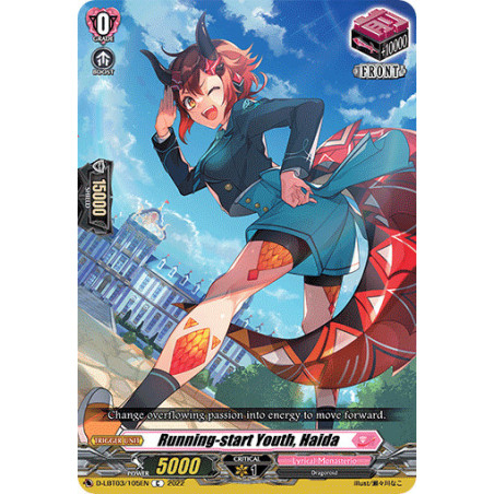 Vanguard_TCG_card_D-LBT03_105_C_Running-start_Youth_Haida_Lyrical_Monasterio_Summertime_Memories_