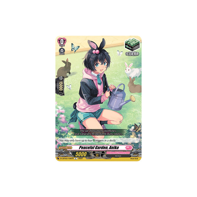 Vanguard_TCG_card_D-LBT03_106_C_Peaceful_Garden_Anika_Lyrical_Monasterio_Summertime_Memories_