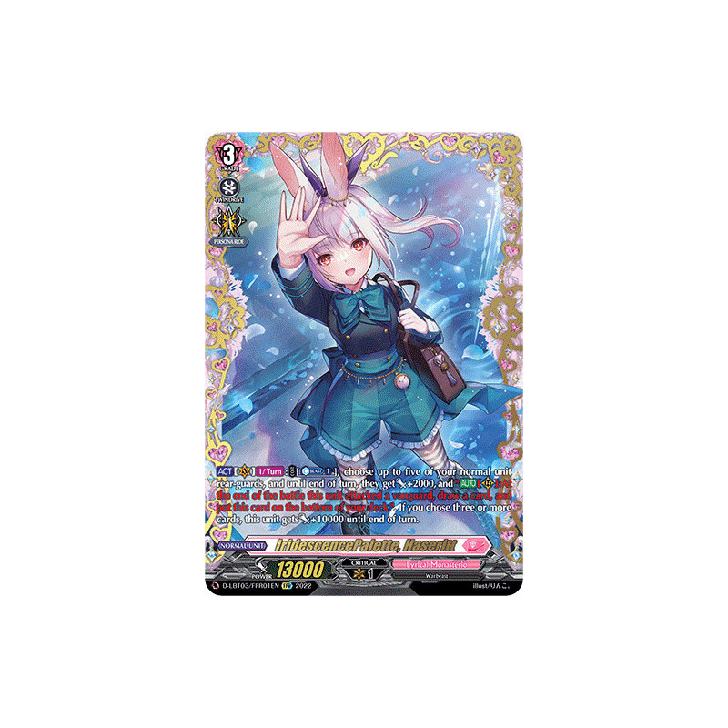 Vanguard_TCG_card_D-LBT03_FFR01_FFR_IridescencePalette_Haseritt_Lyrical_Monasterio_Summertime_Memories_