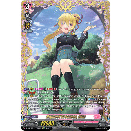 Vanguard_TCG_card_D-LBT03_FFR03_FFR_Highest_Dreamer_Lilfa_Lyrical_Monasterio_Summertime_Memories_