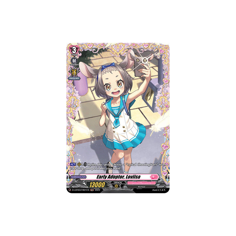 Vanguard_TCG_card_D-LBT03_FR01_FR_Early_Adoptor_Loviisa_Lyrical_Monasterio_Summertime_Memories_