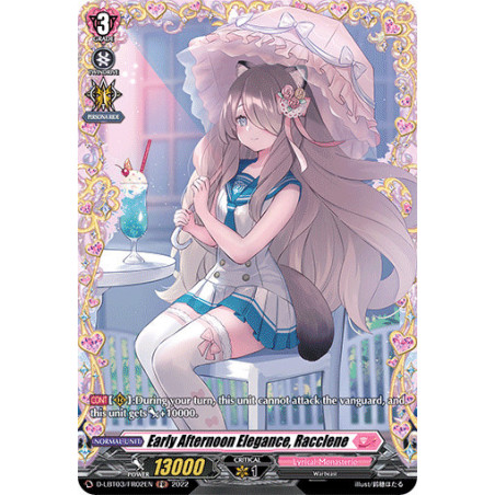 Vanguard_TCG_card_D-LBT03_FR02_FR_Early_Afternoon_Elegance_Racclene_Lyrical_Monasterio_Summertime_Memories_
