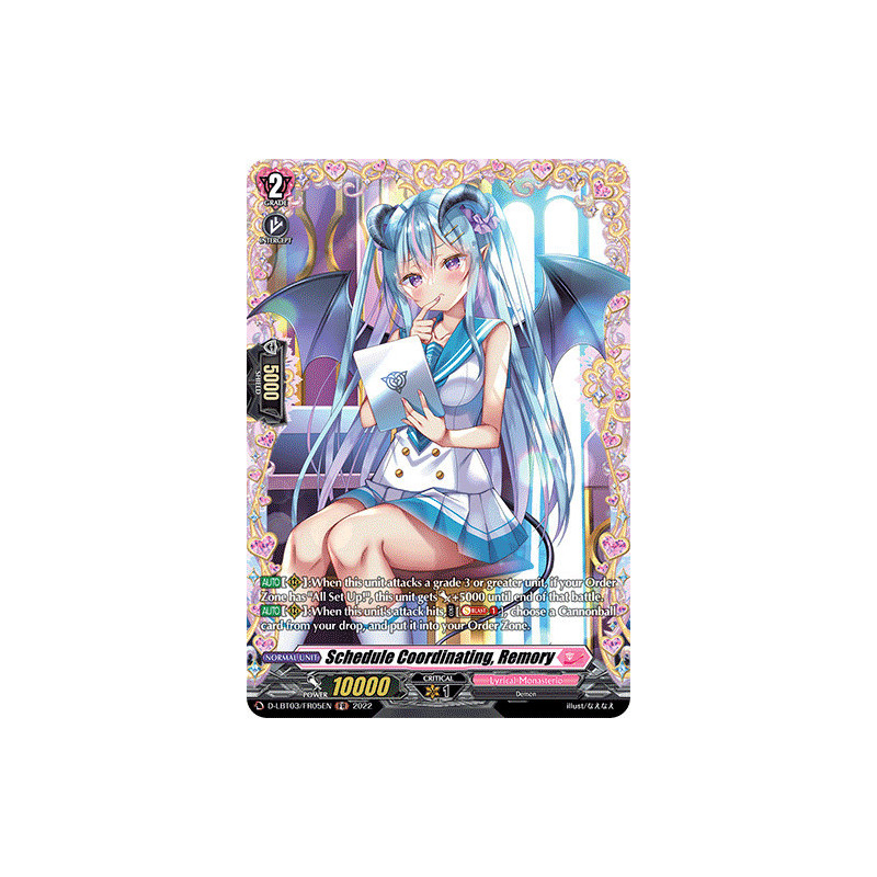 Vanguard_TCG_card_D-LBT03_FR05_FR_Schedule_Coordinating_Remory_Lyrical_Monasterio_Summertime_Memories_