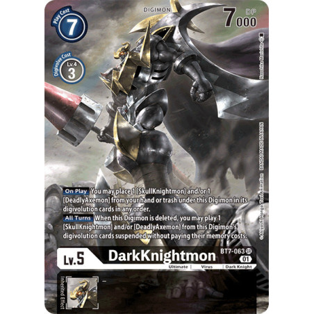 Digimon TCG BT7-063 AA DarkKnightmon Alternative Art Next Adventure Card Game