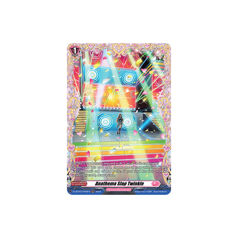 Vanguard_TCG_card_D-LBT03_FR40_FR_Anathema_Slap_Twinkle_Lyrical_Monasterio_Summertime_Memories_