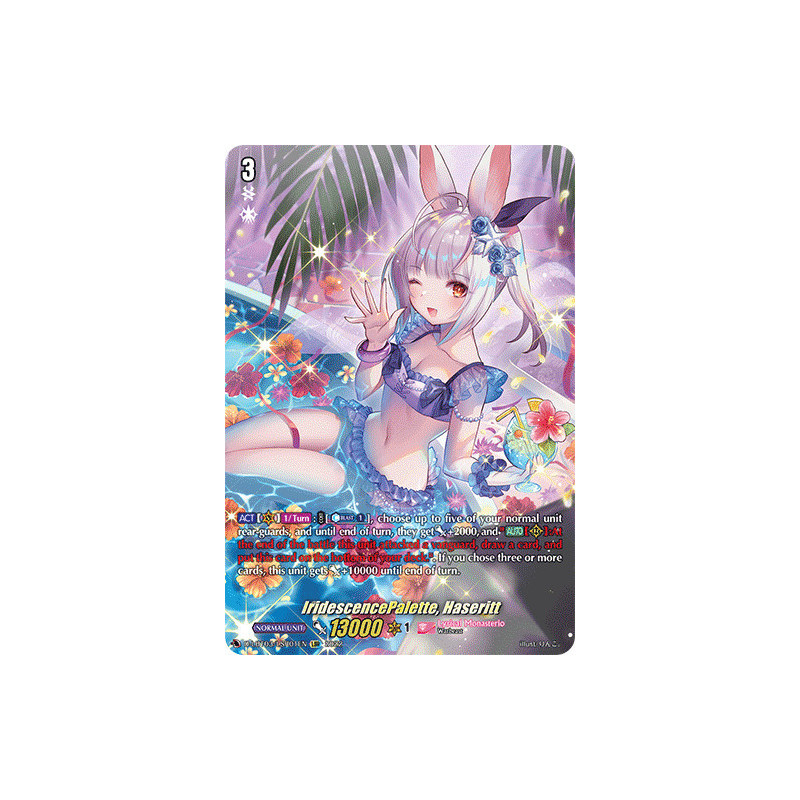 Vanguard_TCG_card_D-LBT03_LSR01_LSR_IridescencePalette_Haseritt_Lyrical_Monasterio_Summertime_Memories_