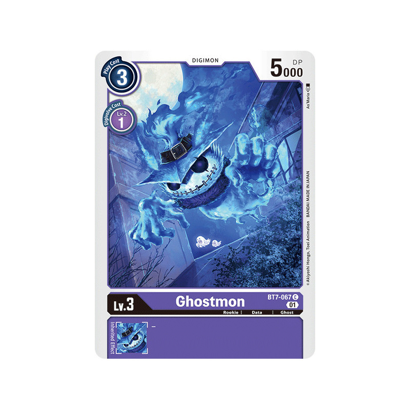 Digimon TCG BT7-067 Ghostmon Common Next Adventure Card Game