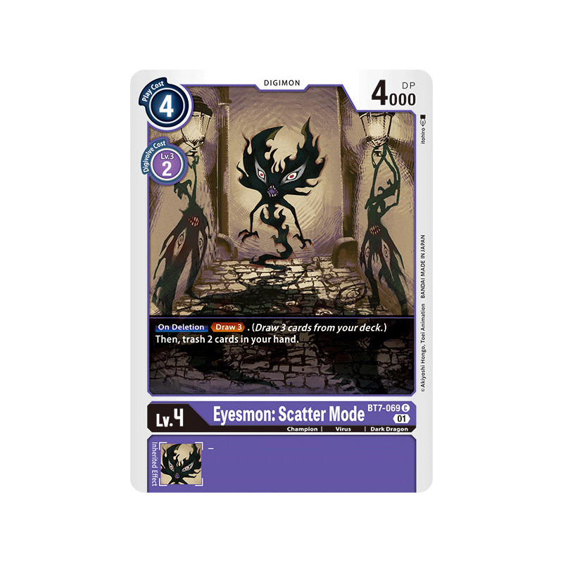 Digimon TCG BT7-069 Eyesmon: Scatter Mode Common Next Adventure Card Game