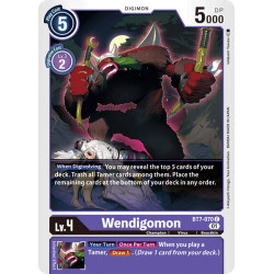 Digimon TCG BT7-070 Wendigomon Common Next Adventure Card Game