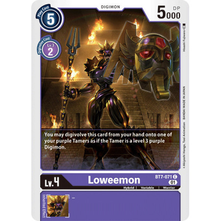 Digimon TCG BT7-071 Loweemon Common Next Adventure Card Game