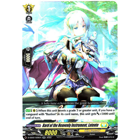 Vanguard_TCG_card_D-SS02_029EN_RR_Bard_of_the_Heavenly_Instrument_Lutente_Festival_Collection_2022