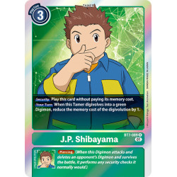 Digimon TCG BT7-089 J.P. Shibayama Rare Next Adventure Card Game