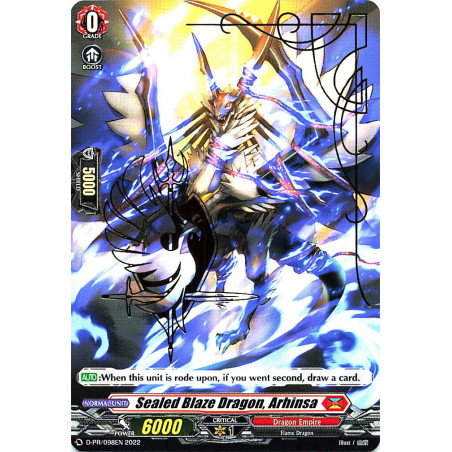 Vanguard_TCG_card_D-SS02_D-PR098EN_PR_Sealed_Blaze_Dragon_Arhinsa_Festival_Collection_2022