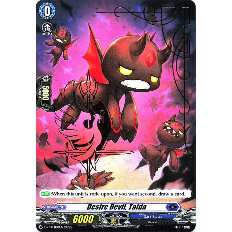 Vanguard_TCG_card_D-SS02_D-PR100EN_PR_Desire_Devil_Taida_Festival_Collection_2022