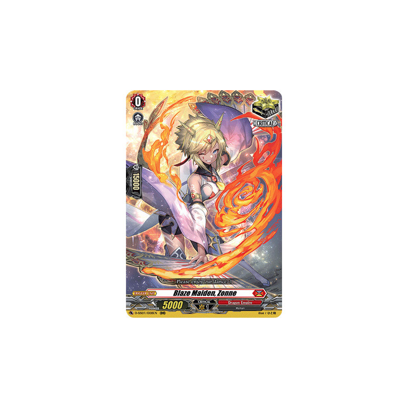 Vanguard_TCG_card_D-SS01_008EN_RRR_Blaze_Maiden_Zonne_Festival_Collection_2021