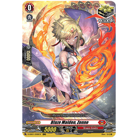 Vanguard_TCG_card_D-SS01_008EN_RRR_Blaze_Maiden_Zonne_Festival_Collection_2021