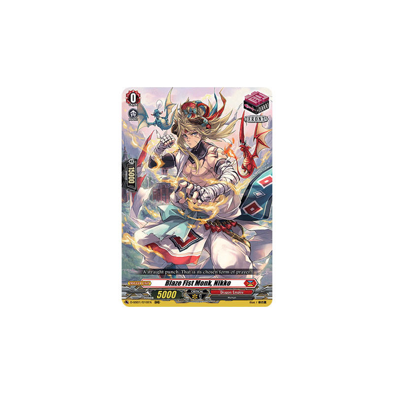 Vanguard_TCG_card_D-SS01_010EN_RRR_Blaze_Fist_Monk_Nikko_Festival_Collection_2021
