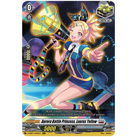 Vanguard_TCG_card_D-SS01_029EN_RRR_Aurora_Battle_Princess_Lourus_Yellow_Festival_Collection_2021