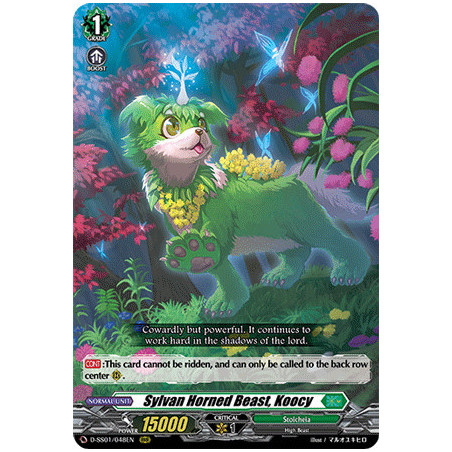 Vanguard_TCG_card_D-SS01_048EN_RRR_Sylvan_Horned_Beast_Koocy_Festival_Collection_2021