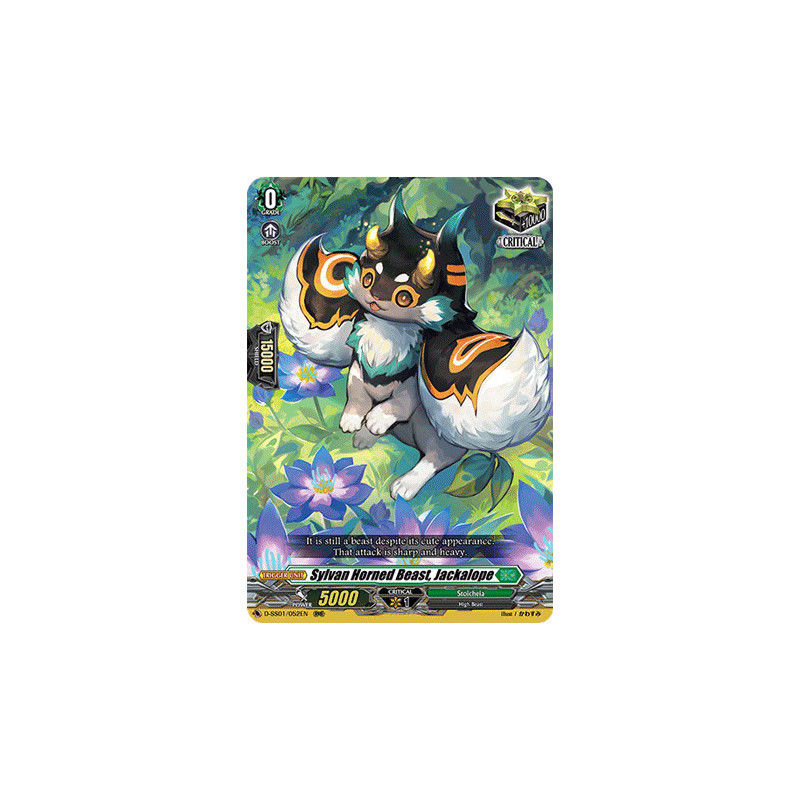 Vanguard_TCG_card_D-SS01_052EN_RRR_Sylvan_Horned_Beast_Jackalope_Festival_Collection_2021