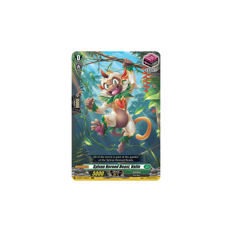 Vanguard_TCG_card_D-SS01_054EN_RRR_Sylvan_Horned_Beast_Valin_Festival_Collection_2021