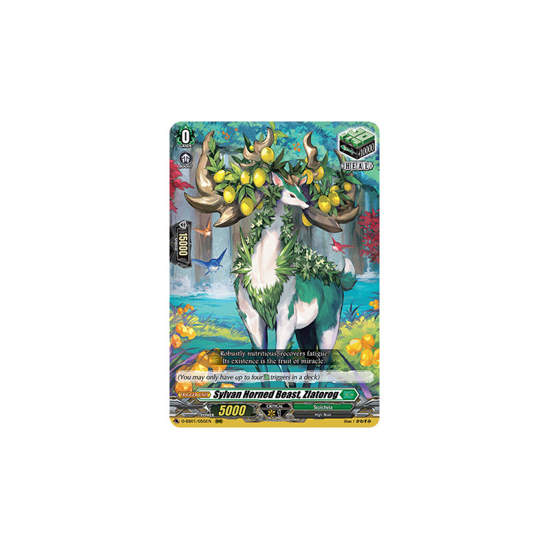 Vanguard_TCG_card_D-SS01_055EN_RRR_Sylvan_Horned_Beast_Zlatorog_Festival_Collection_2021