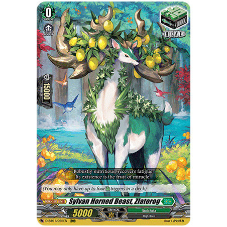 Vanguard_TCG_card_D-SS01_055EN_RRR_Sylvan_Horned_Beast_Zlatorog_Festival_Collection_2021