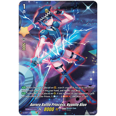 Vanguard_TCG_card_D-SS01_SP27EN_SP_Aurora_Battle_Princess_Kyanite_Blue_Festival_Collection_2021