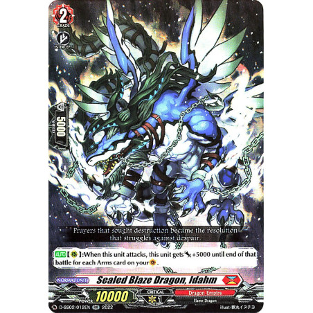 Vanguard_TCG_card_D-SS02_012EN_RR_Sealed_Blaze_Dragon_Idahm_Festival_Collection_2022