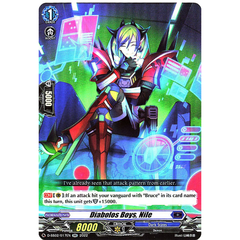 Vanguard_TCG_card_D-SS02_017EN_RR_Diabolos_Boys_Nile_Festival_Collection_2022