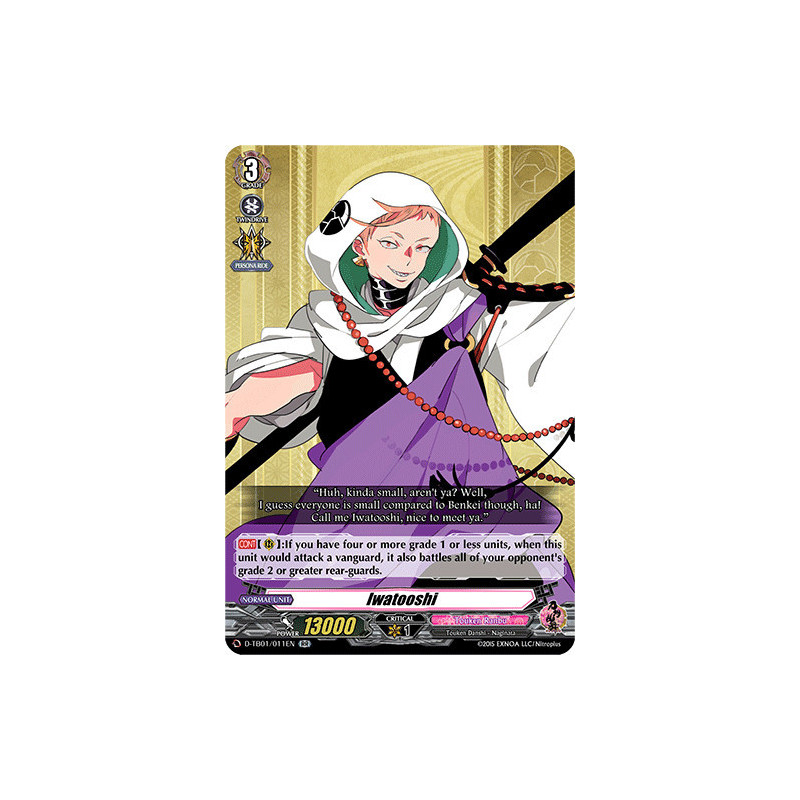 Vanguard_TCG_card_D-TB01_011EN_RR_Iwatooshi_Touken_Ranbu_-ONLINE-_2021