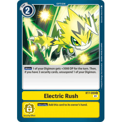 Digimon TCG BT7-099 Electric Rush Uncommon Next Adventure Card Game