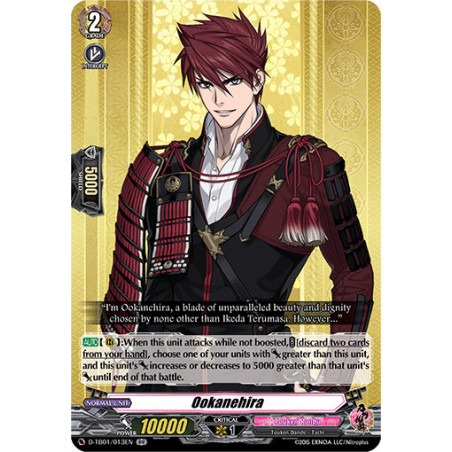 Vanguard_TCG_card_D-TB01_013EN_RR_Ookanehira_Touken_Ranbu_-ONLINE-_2021