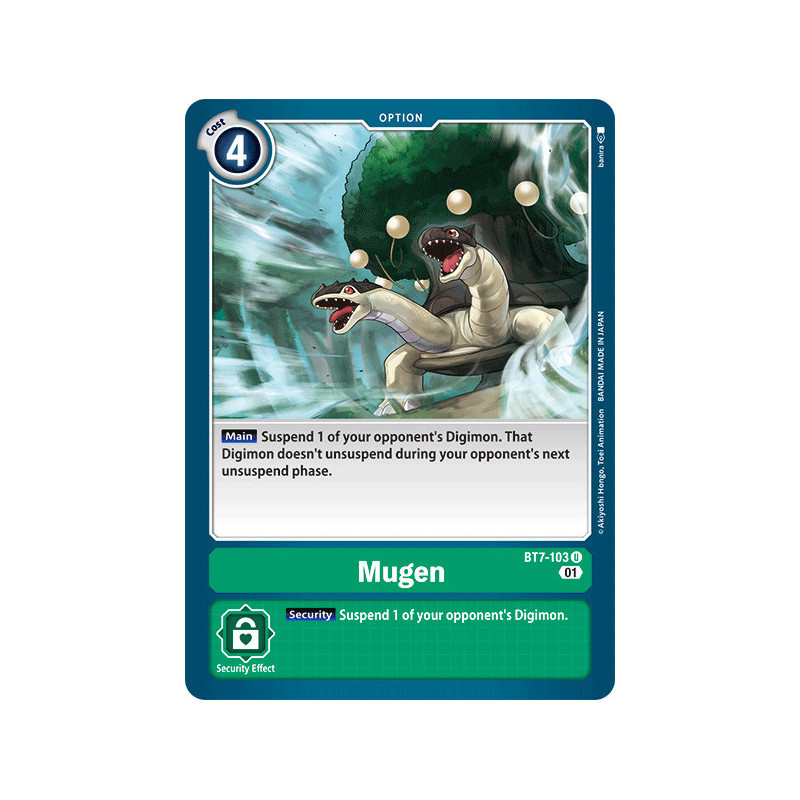 Digimon TCG BT7-103 Mugen Uncommon Next Adventure Card Game