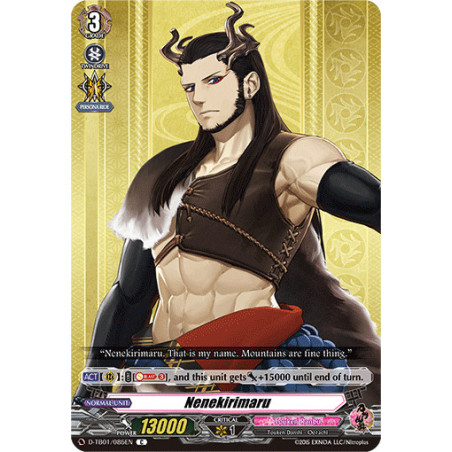 Vanguard_TCG_card_D-TB01_085EN_C_Nenekirimaru_Touken_Ranbu_-ONLINE-_2021