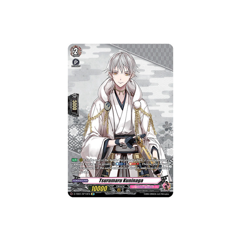 Vanguard_TCG_card_D-TB01_SP10EN_SP_Tsurumaru_Kuninaga_Touken_Ranbu_-ONLINE-_2021
