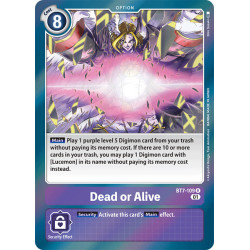 Digimon TCG BT7-109 Dead or Alive Rare Next Adventure Card Game