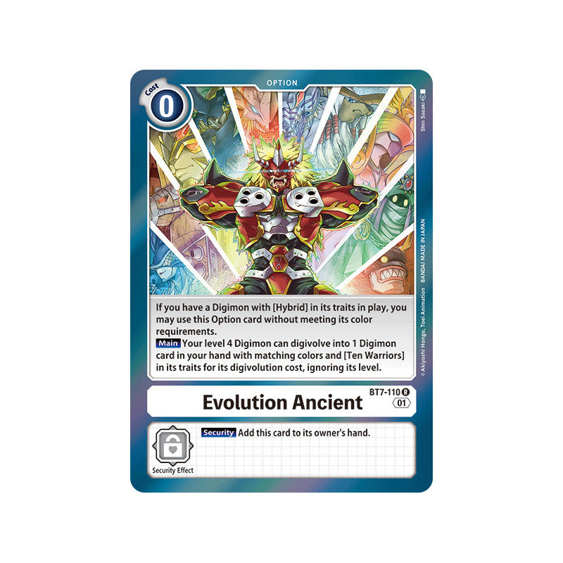 Digimon TCG BT7-110 Evolution Ancient Rare Next Adventure Card Game