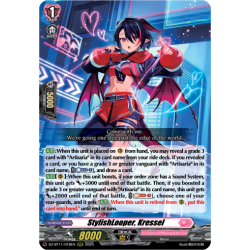 Vanguard_TCG_card_DZ-BT11_018EN_RRR_StylishLooper_Kressel_Symphony_of_Might_Bloom