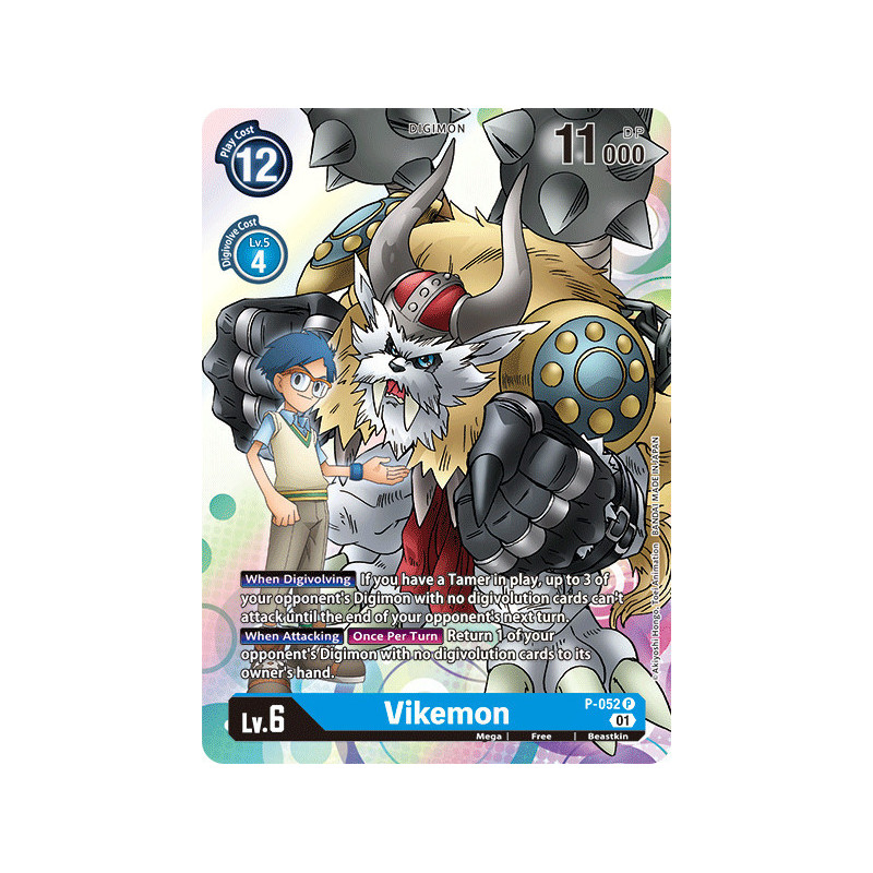 Digimon TCG P-052 Vikemon Campaign Rare Next Adventure Card Game