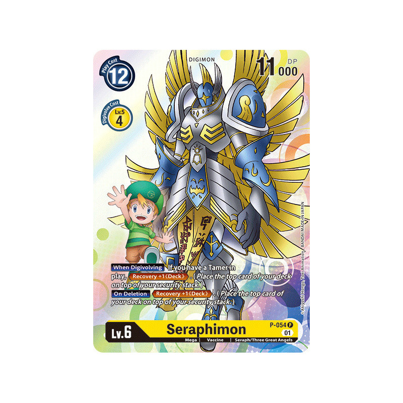 Digimon TCG P-054 Seraphimon Campaign Rare Next Adventure Card Game