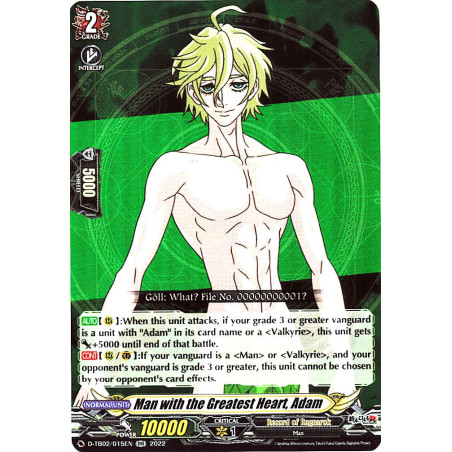 Vanguard_TCG_card_D-TB02_015EN_RR_Man_with_the_Greatest_Heart_Adam_Record_of_Ragnarok