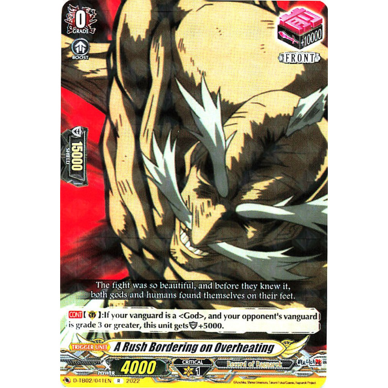 Vanguard_TCG_card_D-TB02_041EN_R_A_Rush_Bordering_on_Overheating_Record_of_Ragnarok