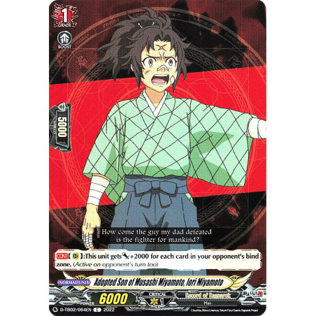 Vanguard_TCG_card_D-TB02_064EN_C_Adopted_Son_of_Musashi_Miyamoto_Iori_Miyamoto_Record_of_Ragnarok