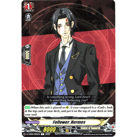 Vanguard_TCG_card_D-TB02_065EN_C_Follower_Hermes_Record_of_Ragnarok