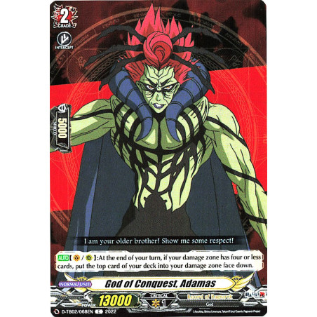 Vanguard_TCG_card_D-TB02_068EN_C_God_of_Conquest_Adamas_Record_of_Ragnarok