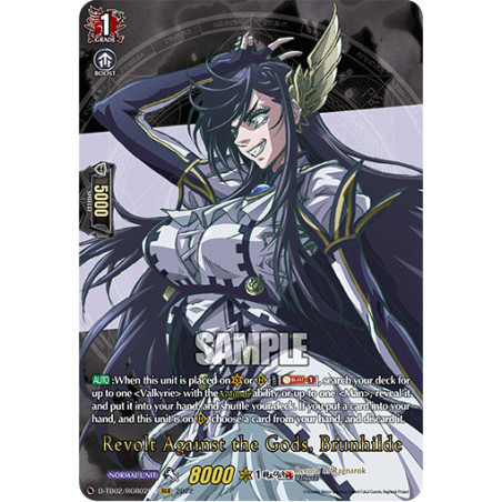 Vanguard_TCG_card_D-TB02_RGR02EN_RGR_Revolt_Against_the_Gods_Brunhilde_Record_of_Ragnarok