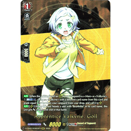 Vanguard_TCG_card_D-TB02_RGR03EN_RGR_Apprentice_Valkyrie_Goll_Record_of_Ragnarok